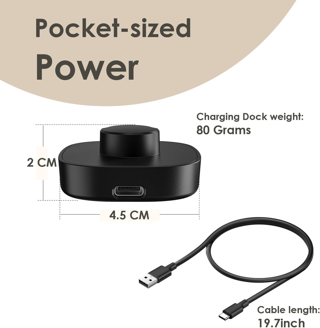 Smart Ring Ladegerät– Kompatibel mit Ou-ra Ring Gen3, Schnelllade-Dock inkl USB-C-Kabel,ladegerät fü
