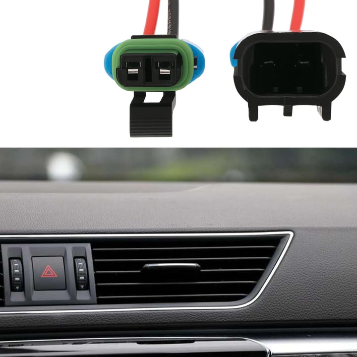 EMSea Kabelbaum für Kfz-Lüfterstecker, 2-polig, Stecker und Buchse, kompatibel mit Delphi Metri-Pack