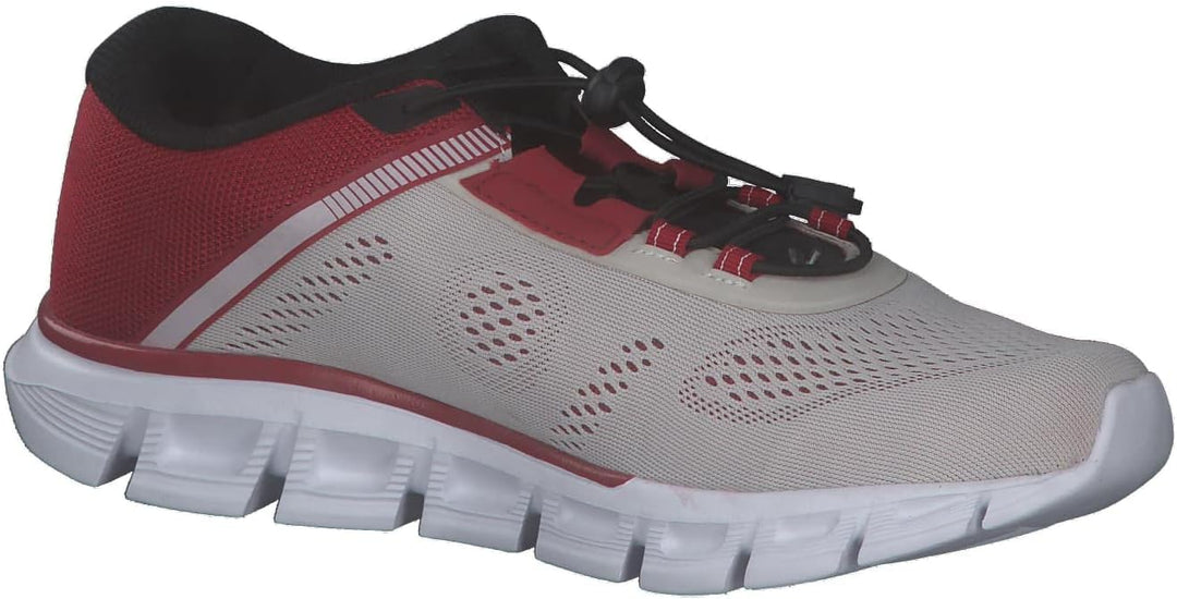 JAKO Unisex Sneaker Premium Flow 5901 Nimbous Cloud/K Red 36