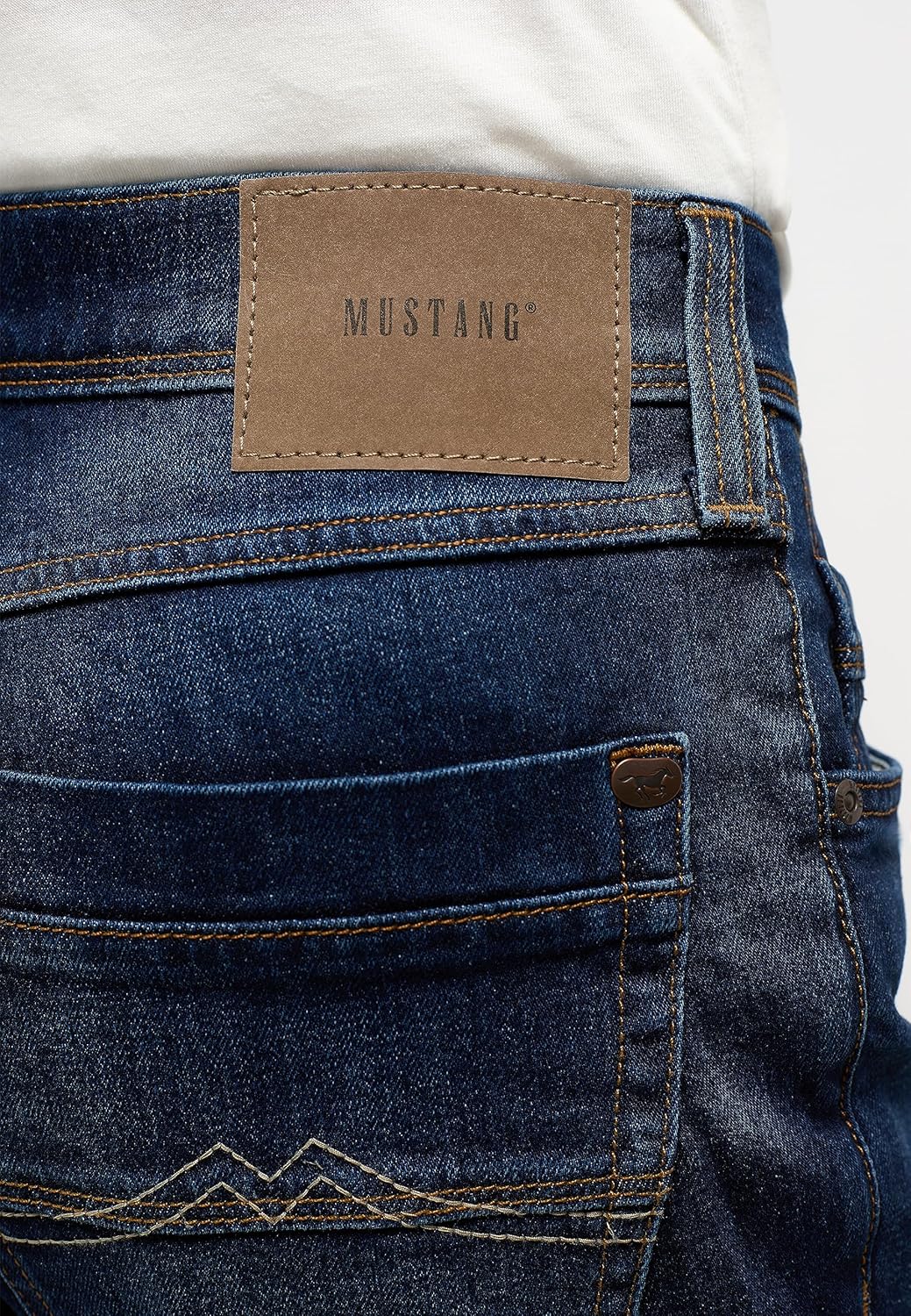 MUSTANG Herren Jeans Hose Style Washington Straight 31W / 32L Blau, 31W / 32L Blau