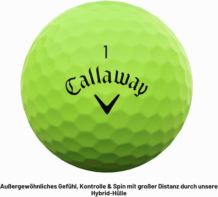 Callaway Supersoft Golfbälle 2023 Grün, Grün