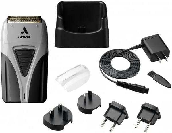 Andis 17260 TS-1 Pro-Foil Lithium-Ionen-Kabel-/Akku-Folienrasierer mit superweichen Titanschneidern