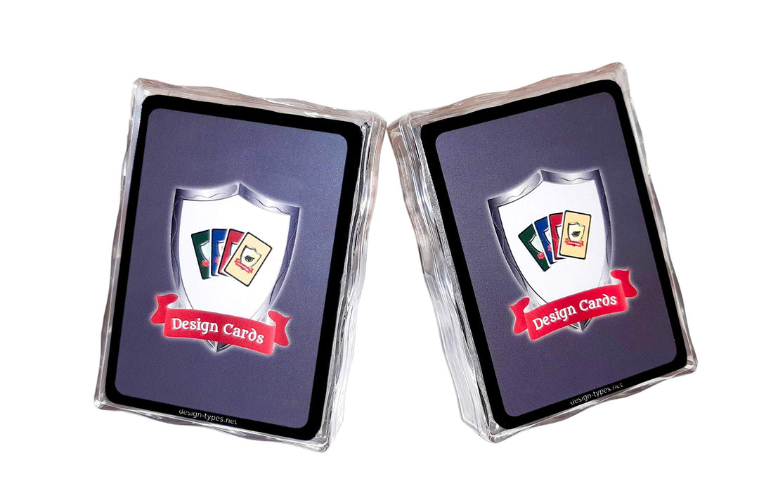Doppelset Software Design Cards – Karten mit Design-Prinzipien, überzeugenden Argumenten und Moderat
