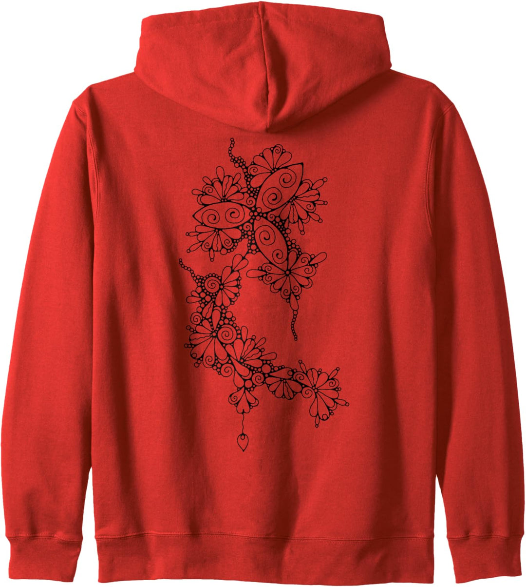 Sketching Art - Fantasy Flowers 1 - Fan Fun Kapuzenjacke