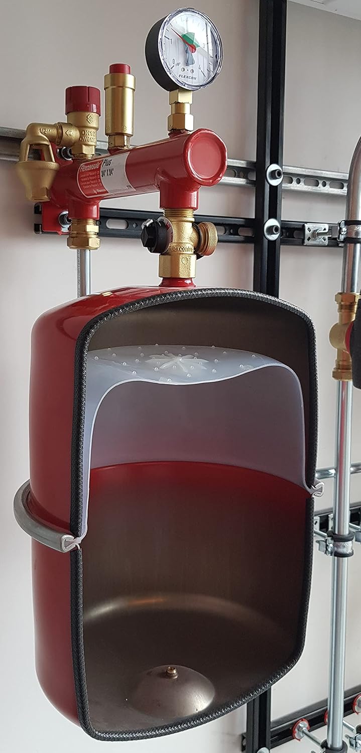 Flamco Flexcon Premium 18L 1.5/3bar Ausdehnungsgefäss - Ideal für geschlossene Kreisläufe, Heizung,