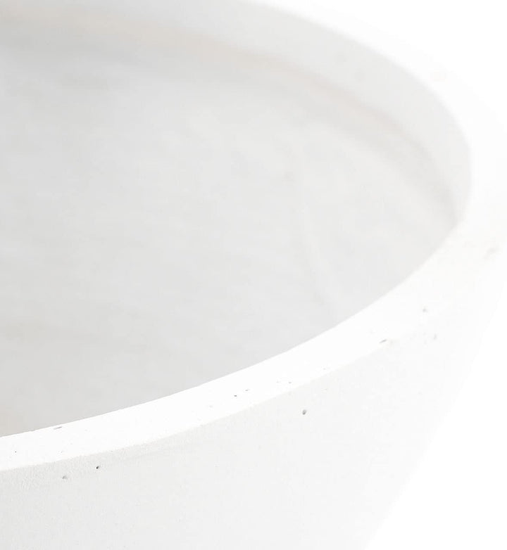 Pflanzwerk® Pflanzkübel Fiberglas Weiss Cup Ø27x26cm *Frostbeständige Blumenkübel* *Deutsche Premium