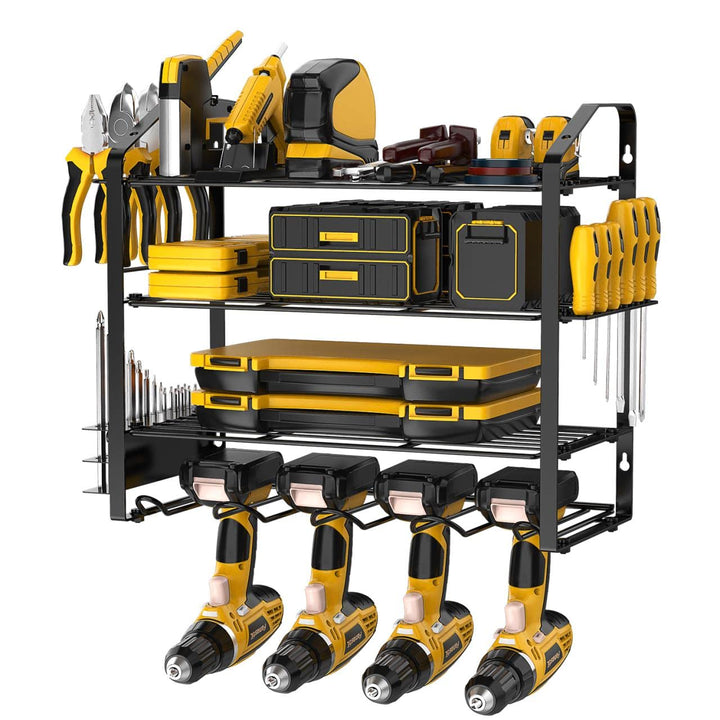 Power Tool Organizer Elektrowerkzeug Organizer Bohrhalter Wandhalterung, Hochleistungs Metall Werkze