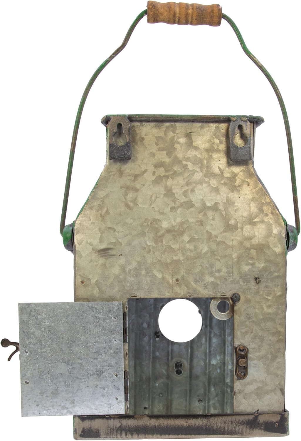 Vogelhaus Balkon und Garten Vintage Deko Milchkanne - Nistkasten für Vögel für Draussen - Wanddeko V