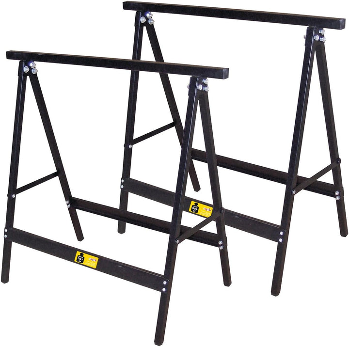Stahl Universal Bock Klappbock Sägebock Unterstellbock Stützbock Set Paar (2 Stück)