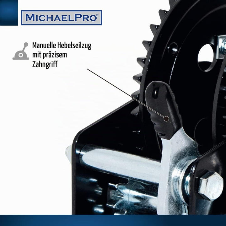 MichaelPro MP009059 Handseilwinde - 1500-kg Seilwinde