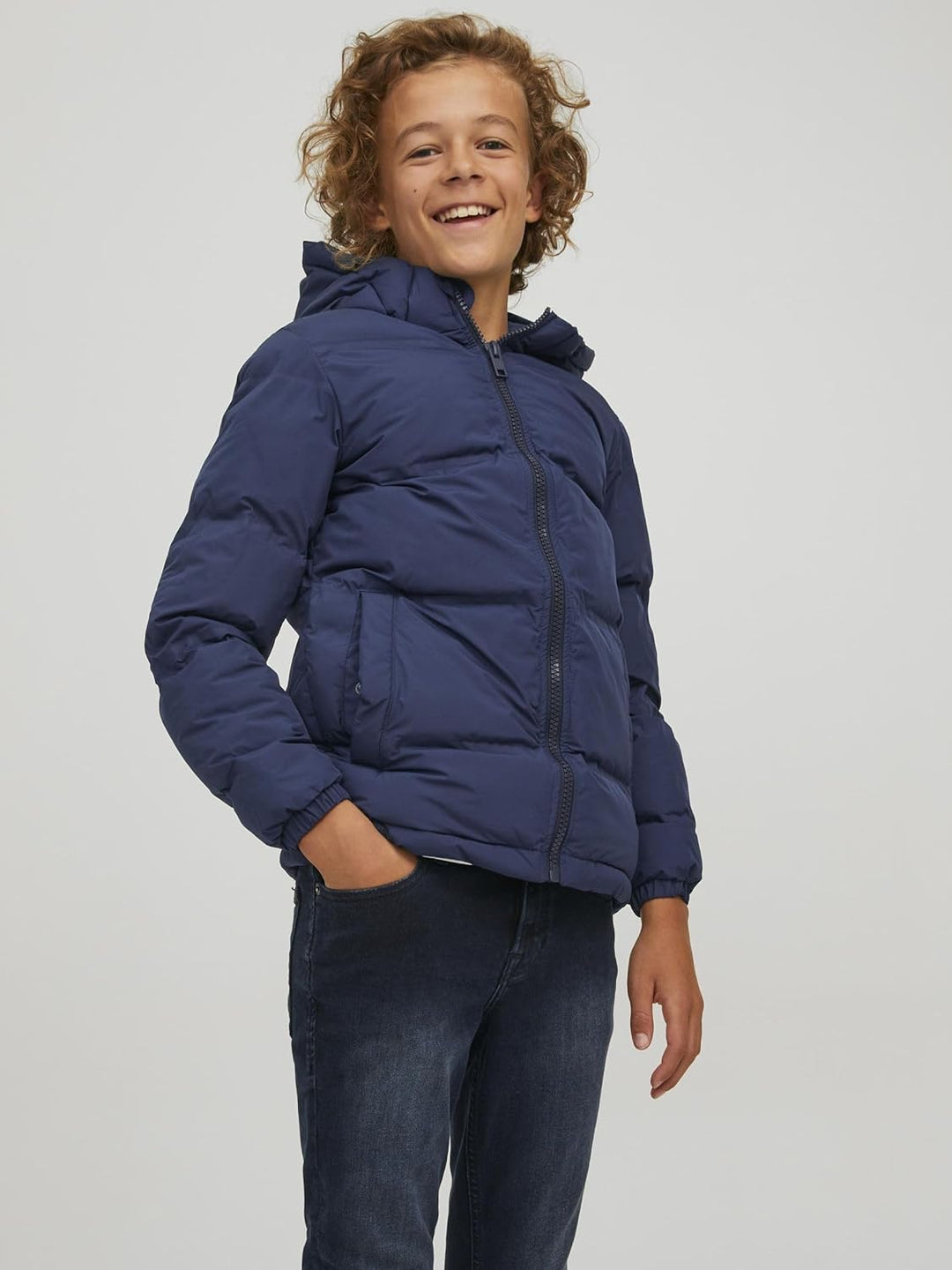 JACK & JONES boy Pufferjacke Pufferjacke Für jungs 152 Navy Blazer, 152 Navy Blazer