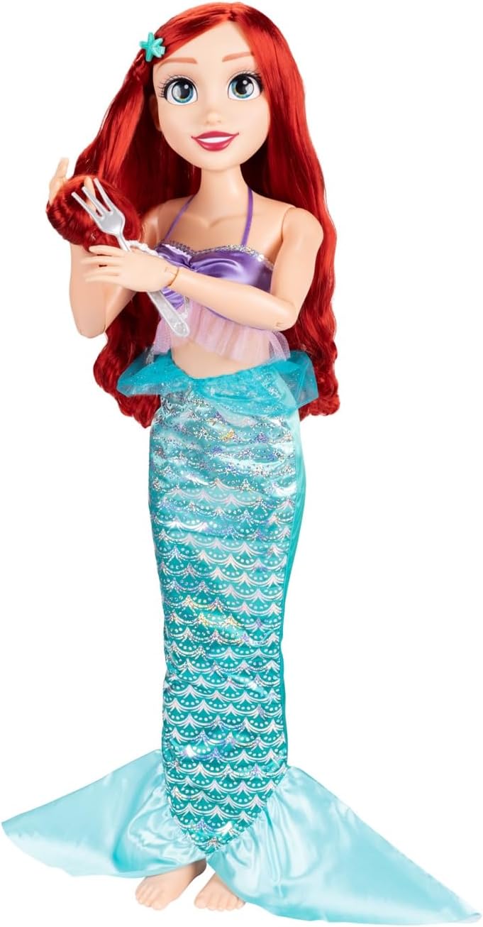 Disney Princess Playdate Arielle Puppe mit Zubehör, 80cm, Arielle