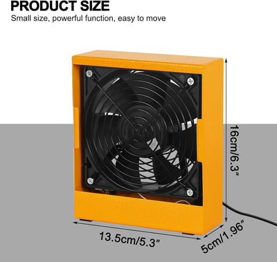Lötdampfabsauger Rauchabsorber Entferner Rauchverhütungsabsorber 12V DIY Arbeitsventilator für Lötst