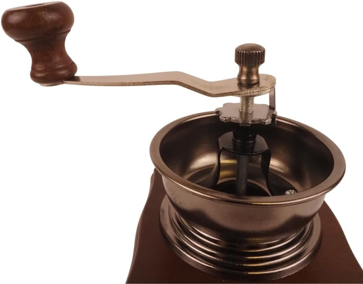 Kaffeemühle Holz manuell Retro Kaffeemühle im rustikalen Stil Handmühle für frischen Kaffee