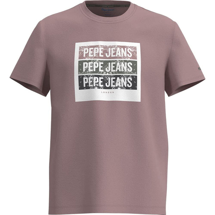 Pepe Jeans Herren Acee T-Shirt XL Rosa (Bleach Pink), XL Rosa (Bleach Pink)