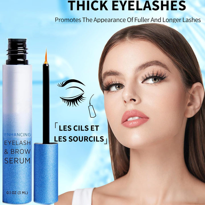 Wimpernwachstumsserum 4ML, Wimpernserum mit langanhaltender Wirkung für Dickeres, Schützt & kräftigt