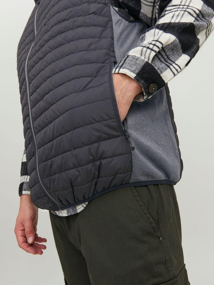 JACK & JONES male Steppweste Steppweste L Navy Blazer, L Navy Blazer
