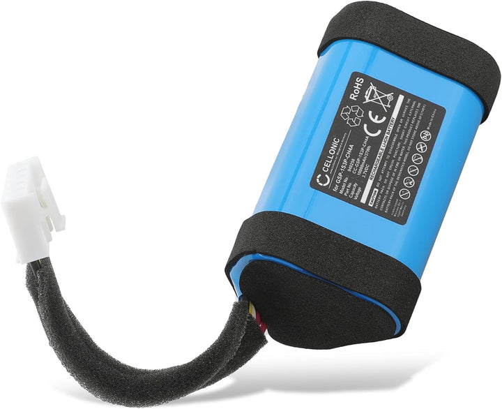 CELLONIC, Lautsprecherakku kompatibel mit JBL Charge 5, Charge 4Q (10000mAh, 3.7V) Ersatzakku GSP-1S