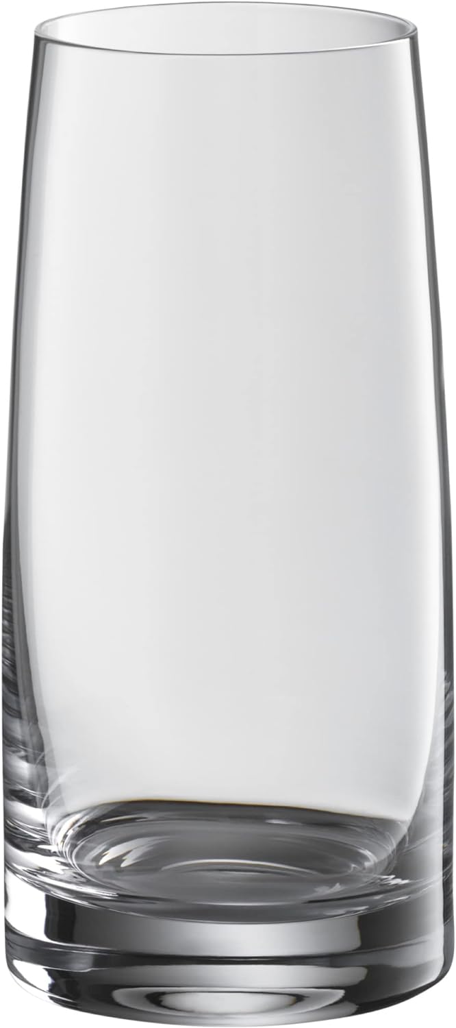 WMF Kineo Longdrinkgläser Set 4-teilig, hohe Trinkgläser, Cocktailglas 360ml, Kristallglas, feiner M