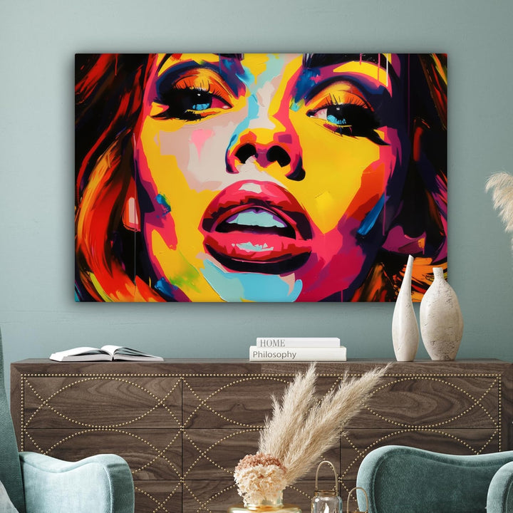 MuchoWow© Leinwandbild Gross 120x80 cm XXL Dekoration Wohnzimmer Bilder Pictures Wall Decoration Liv