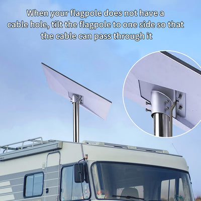 Starlink Gen 3 Rohradapter, Nuo desire Starlink Pole Gen 3 Montageset für Starlink Standard Gen 3/V3