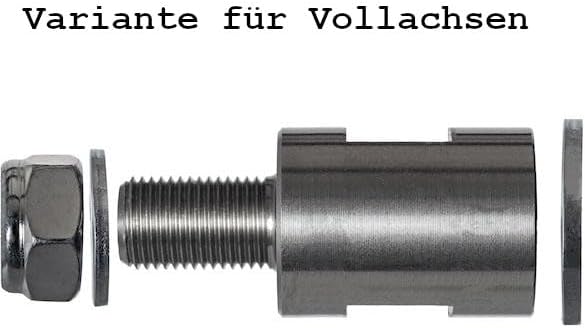 Polygon Adapter für Kinderfahrradanhänger inkl. RennMaxe Silikonband Kupplungsadapter 5 mm - für Ste