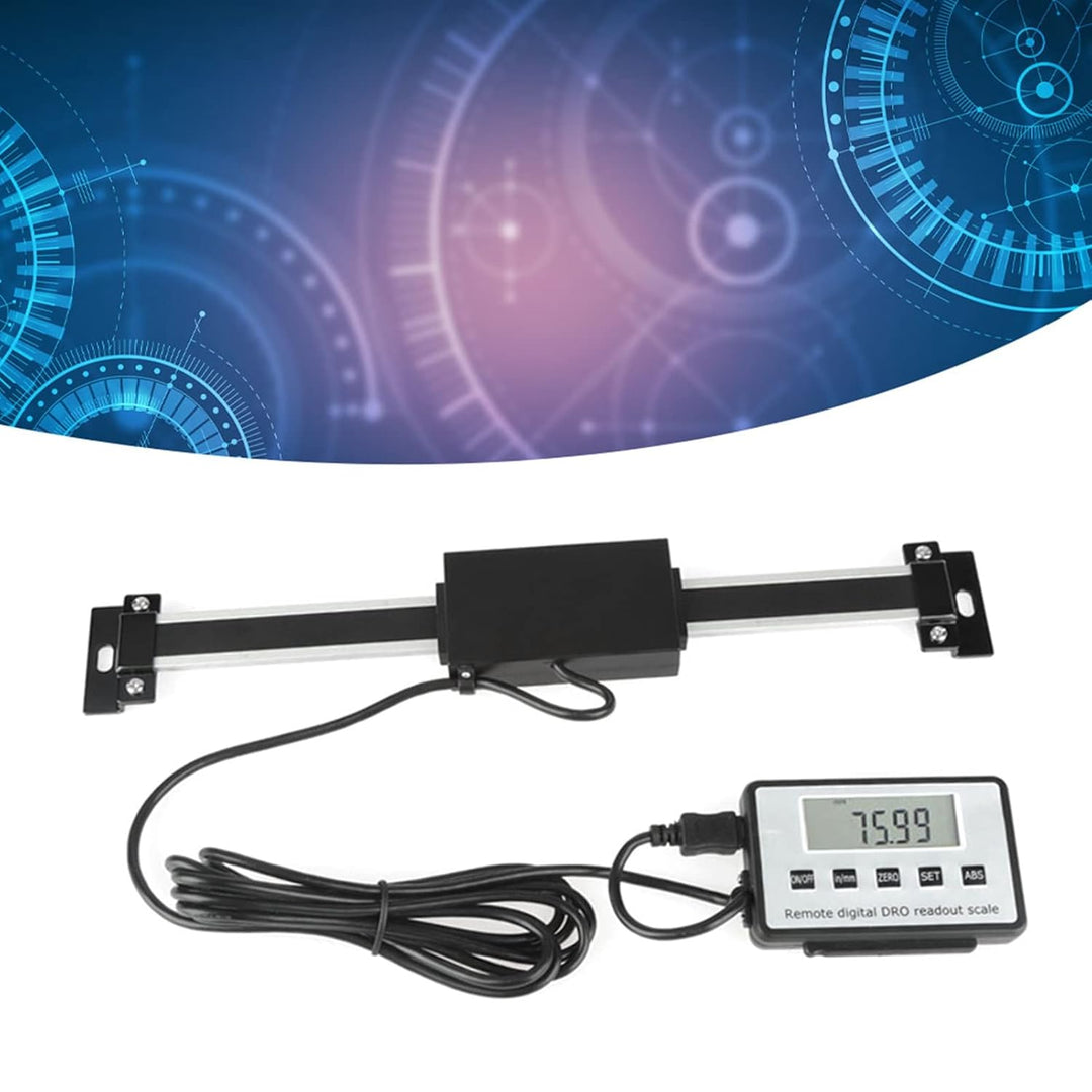 Fafeicy Digitale Anzeige, 0–150 Mm, Digitale Lineare Skala mit Fernanzeige, Hochpräzise LCD-Anzeige,