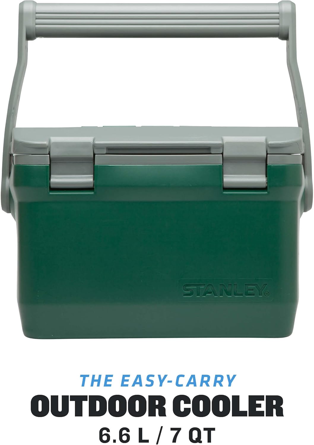 Stanley Adventure Outdoor Cooler 6,6 Liter / 7QT Grün - Camping Kühlbox Klein - BPA-frei - Deckel fu