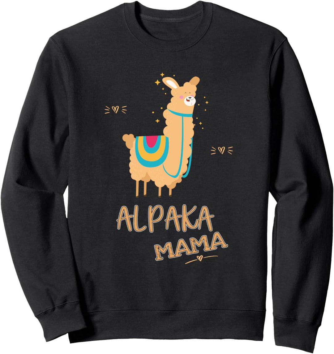 Lustiges Alpaka Mama Outfit Spruch Alpaca Pako Kamel Lama Sweatshirt