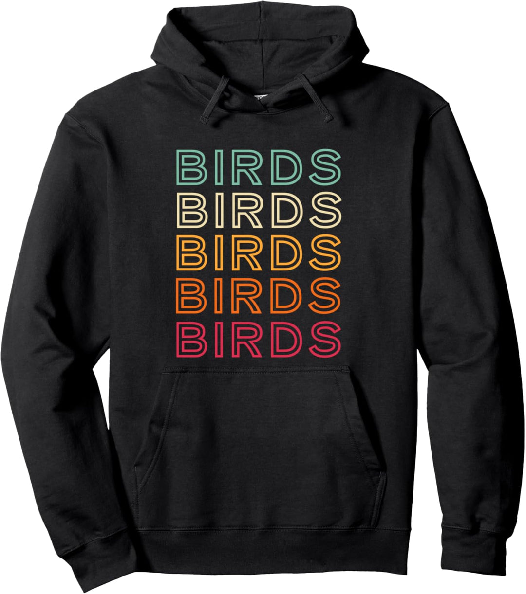 Weinlese Vögel Retro Pullover Hoodie