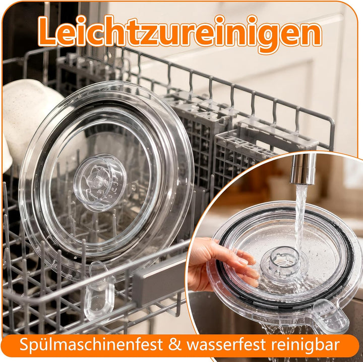 Transparenter Deckel für TM7 mit Deckelhalter PC Spülmaschinenfestes