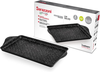 Barazzoni die Kochen besondere Lasagneform 30 x 22 cm Nero Puntinato, 30 x 22 cm