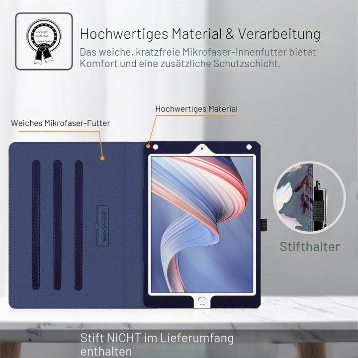 Fintie Hülle für iPad 9.7 Zoll 2018 2017 / iPad Air 2 / iPad Air - [Eckenschutz] Multi-Winkel Betrac