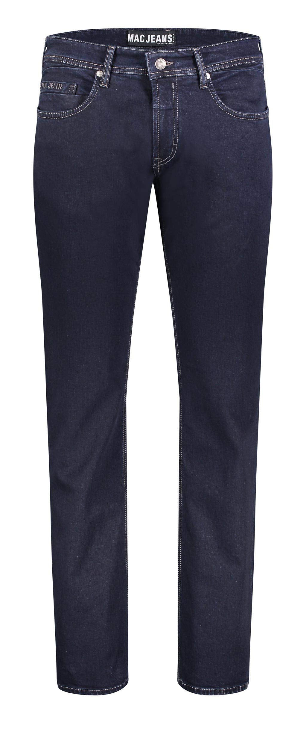 MAC Jeans Herren Jeans Hose Ben Stretchdenim Darkblue 31W / 30L Blue Black, 31W / 30L Blue Black