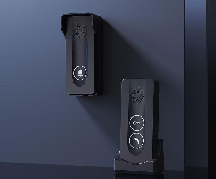 ANJIELO SMART Kabellose Türklingel, integriertes drahtloses Signal, Zwei-Wege-Gegensprechanlage, Ein