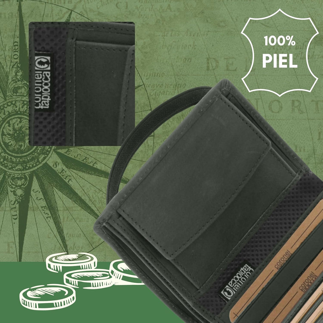 Coronel Tapiocca Herren Geldbörse Wallet Geldbeutel Herren Wallet Portemonnaie Brieftasche Herren Ge