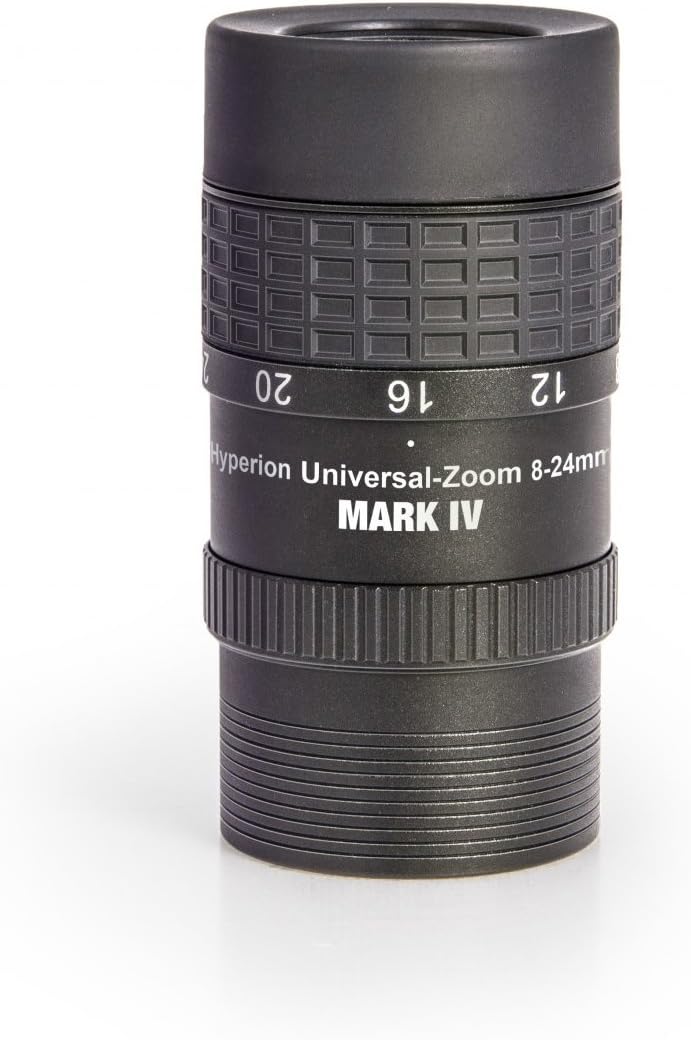 Baader Planetarium 2454826 Weitwinkel Hyperion Zoom Okular 8-24mm Mark IV schwarz Hyperion Zoom Okul