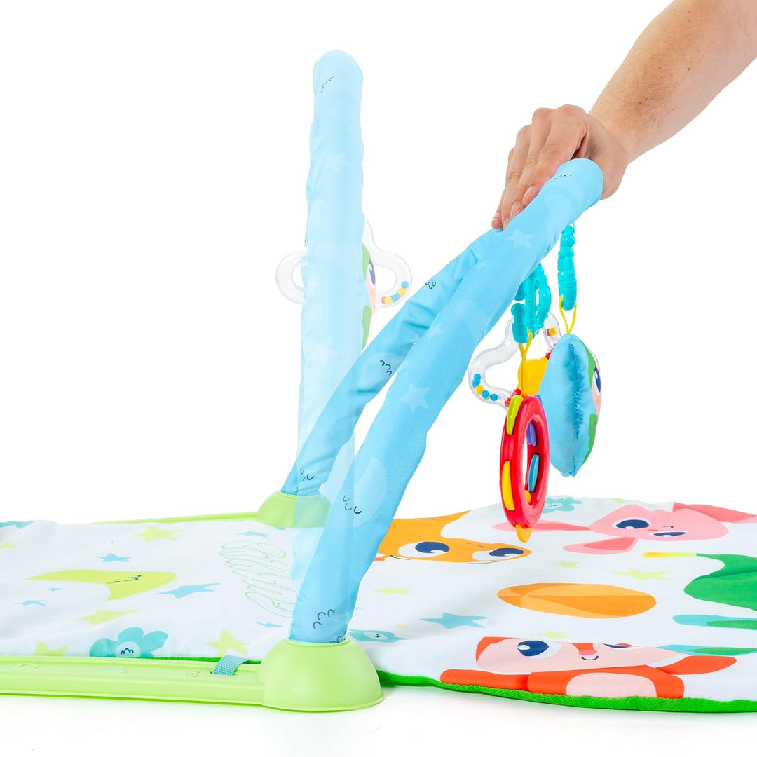 MOLTO – Gusy Luz Baby-Spielmatte "Activity Piano“ mit Lichtern, Geräuschen und 20 Melodien, Spieltep