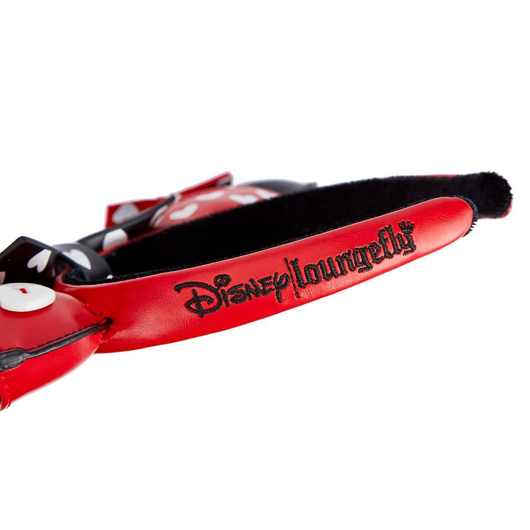 LOUNGEFLY Unisex Kinder x Disney Mickey and Minnie Mouse Valentines Ears Headband, Multi-Coloured
