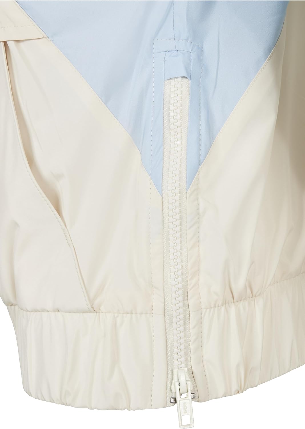 STARTER BLACK LABEL Damen Ladies Starter Colorblock Halfzip Windbreaker, Palewhite/Icewaterblue