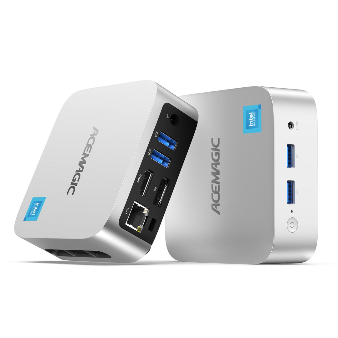 ACEMAGICIAN V1 Mini PC Ιntel Twin Lake N150(Bis zu 3,6 GHz),16GB DDR4 1TB M.2 2280 SSD Micro Desktop