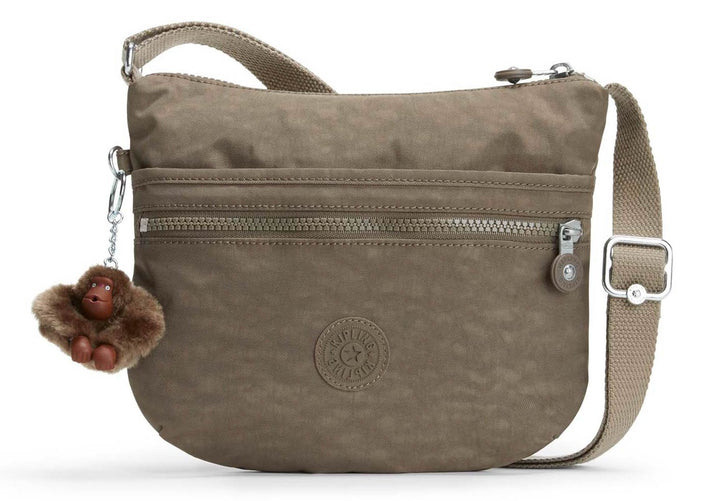 Kipling Arto S, Damen Umhängetasche, Braun (True Beige), 15x24x45 cm (W x H x L)