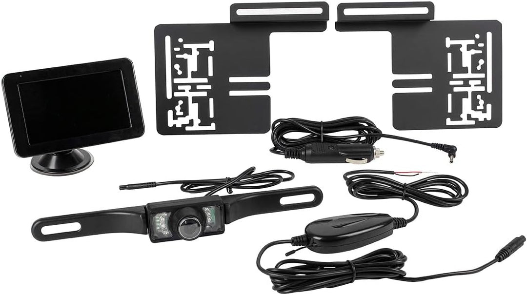 EUFAB Rückfahr-Kamerasystem kabellos, 4,3 Zoll Monitor