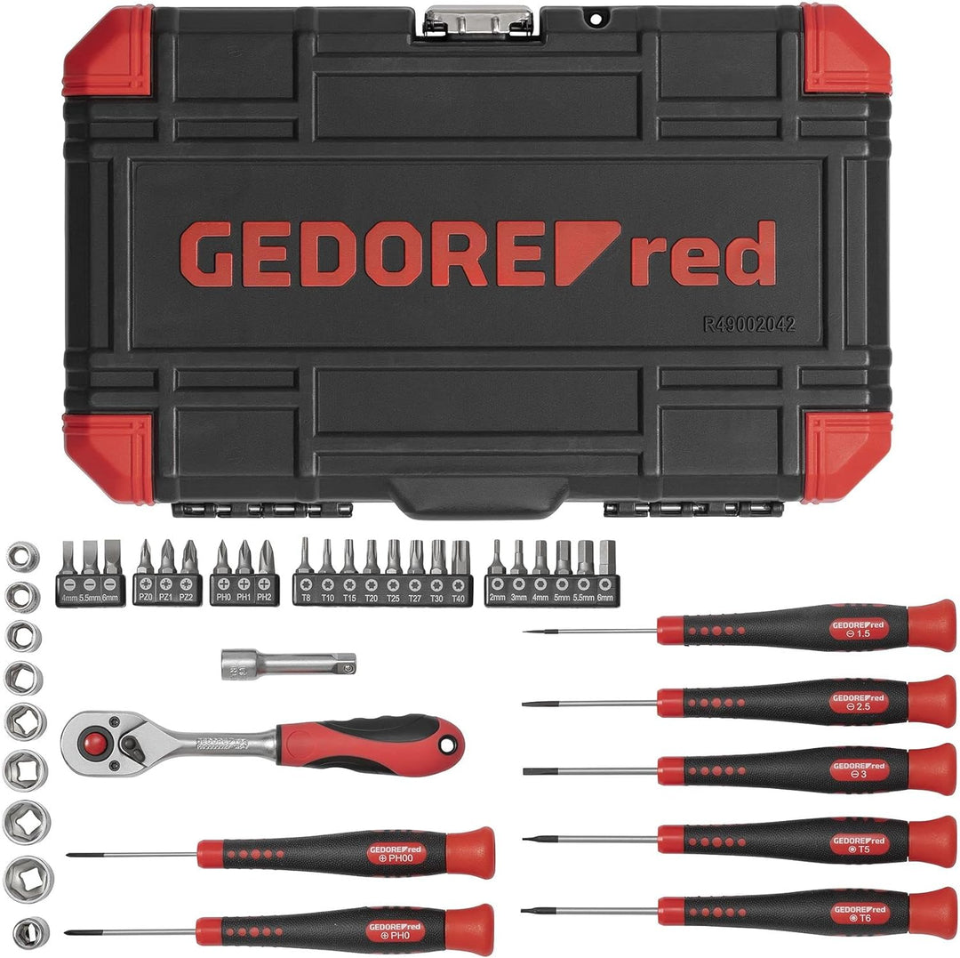 GEDORE 3304900 red R49002042 Adventskalender 2022, 42 teilig, Adventskalender für Männer, Männer Ges