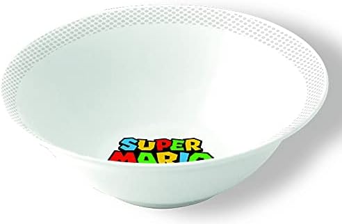 Nintendo Super Mario Frühstücksset (Schale, Tasse, Teller)/exklusiv joojee 12285 Weiss