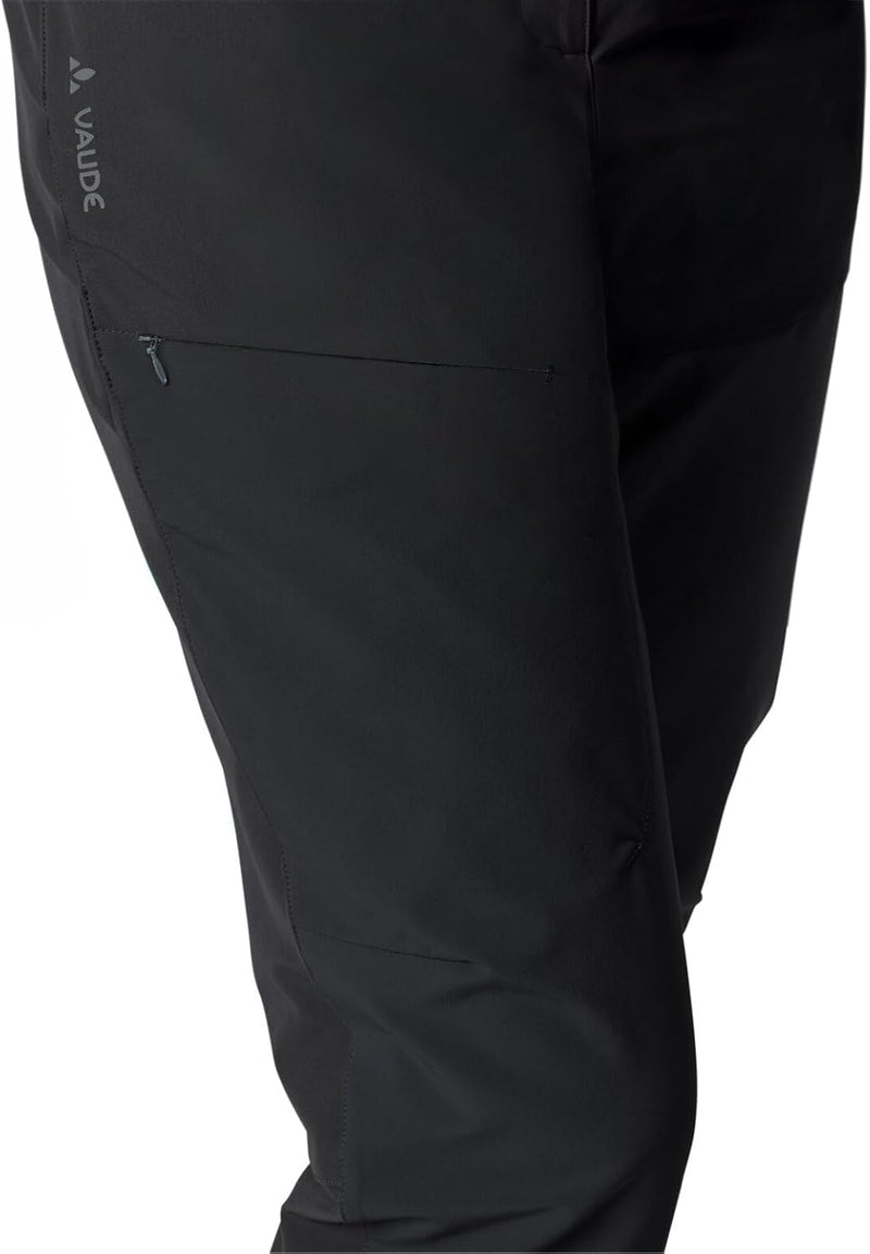 VAUDE Damen Softshellhose Moena 42 Schwarz, 42 Schwarz