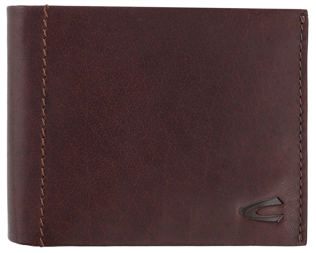 camel active bags Niagara Herren Geldbörse RFID Querformat Leder Mittelgross Braun 12 x 2 x 9,5 Brow