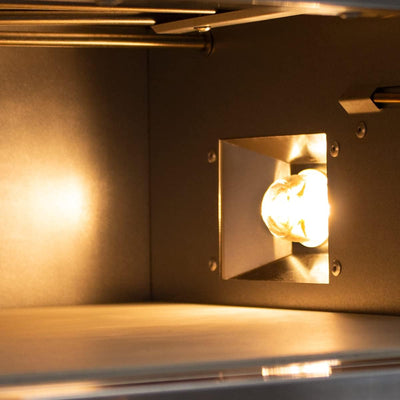 Beeketal 'BPO33-1' Profi Pizzaofen mit 400x400 mm Schamottstein Backfläche, Gastro Steinbackofen für