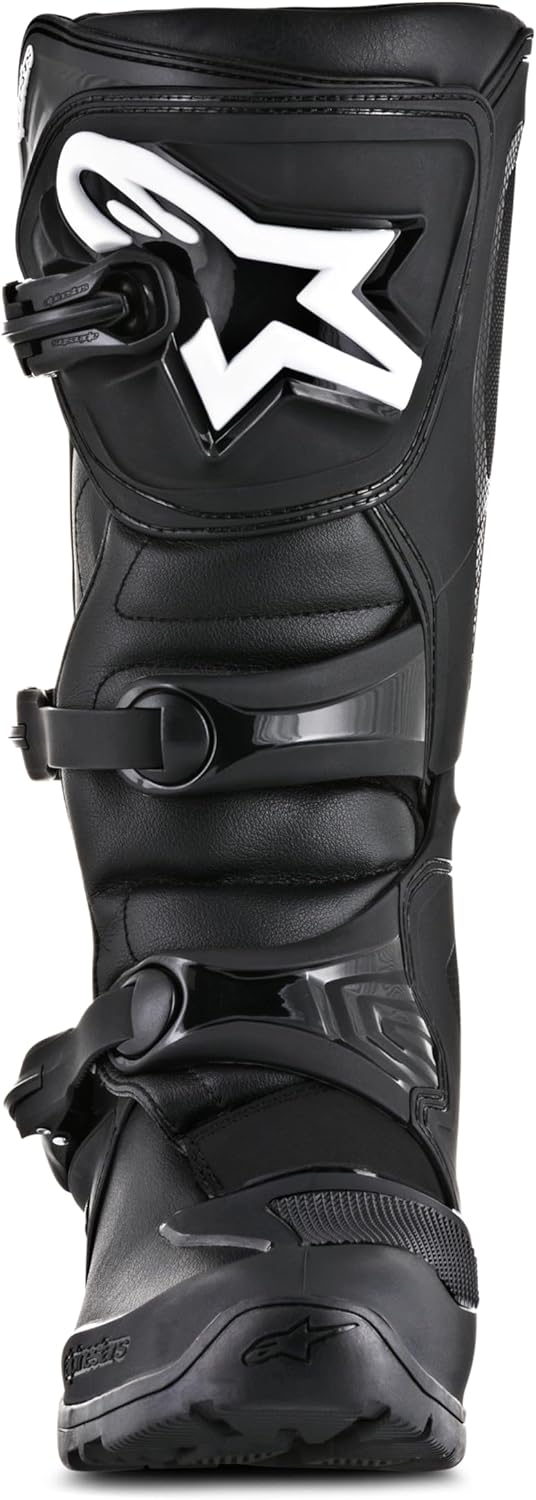Alpinestars Motocross-Stiefel Tech 3 Enduro Schwarz | Sportlicher Offroad-Schutz 40.5 EU Schwarz, 40