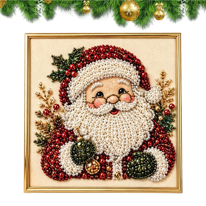 Weihnachten Perlenkunst Set, Pearl Painting Set Mit Rahmen Wand Kunstwerk | Heimdekoration Für Wohnz